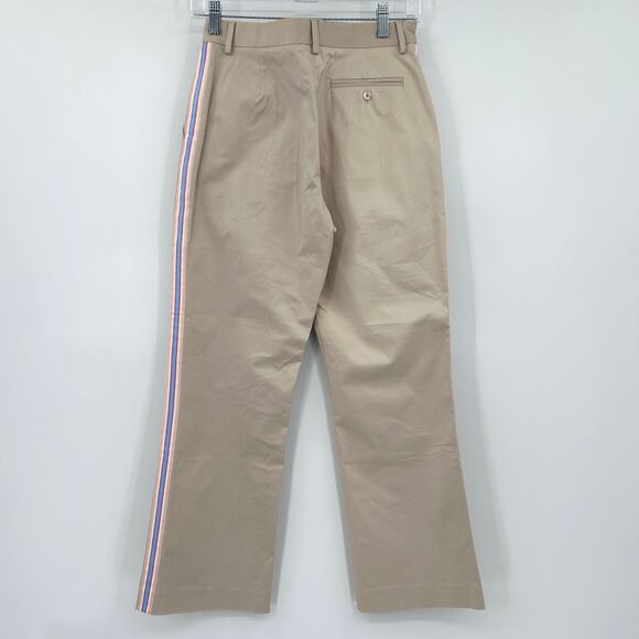 Vintage Lilly Pulitzer Chino Pants Tuxedo Side Stripe Straight Leg Womens Sz 2 - Picture 9 of 11